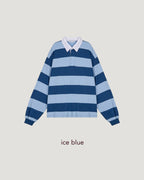oversize long sleeve rugby shirt