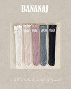 【BANANAJ】mellow rib socks
