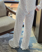 flower long sleeve room wear (2点セット)