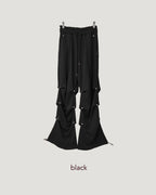 shirring light sweat pants