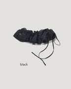 lace frill layered belt