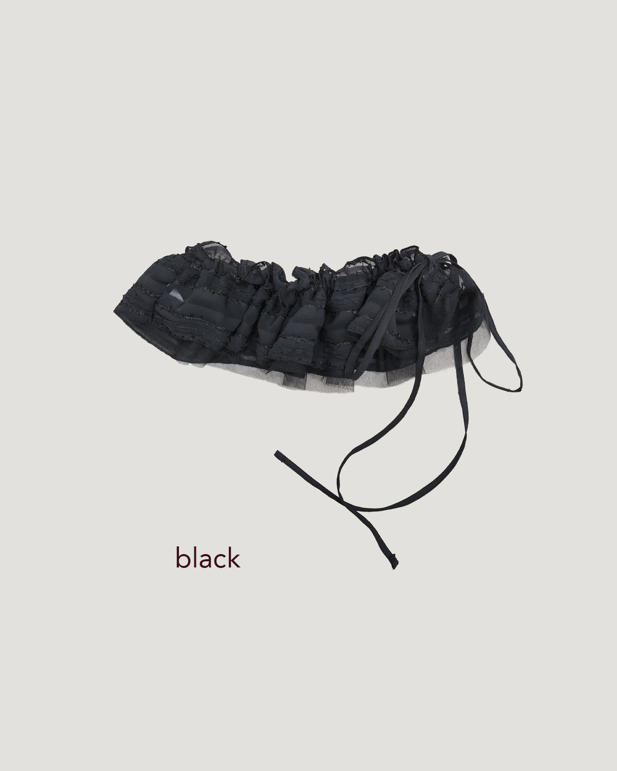 lace frill layered belt