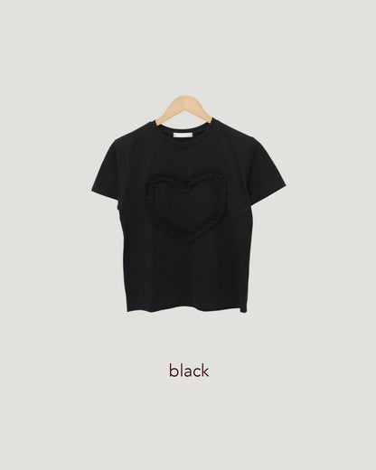 frill heart T