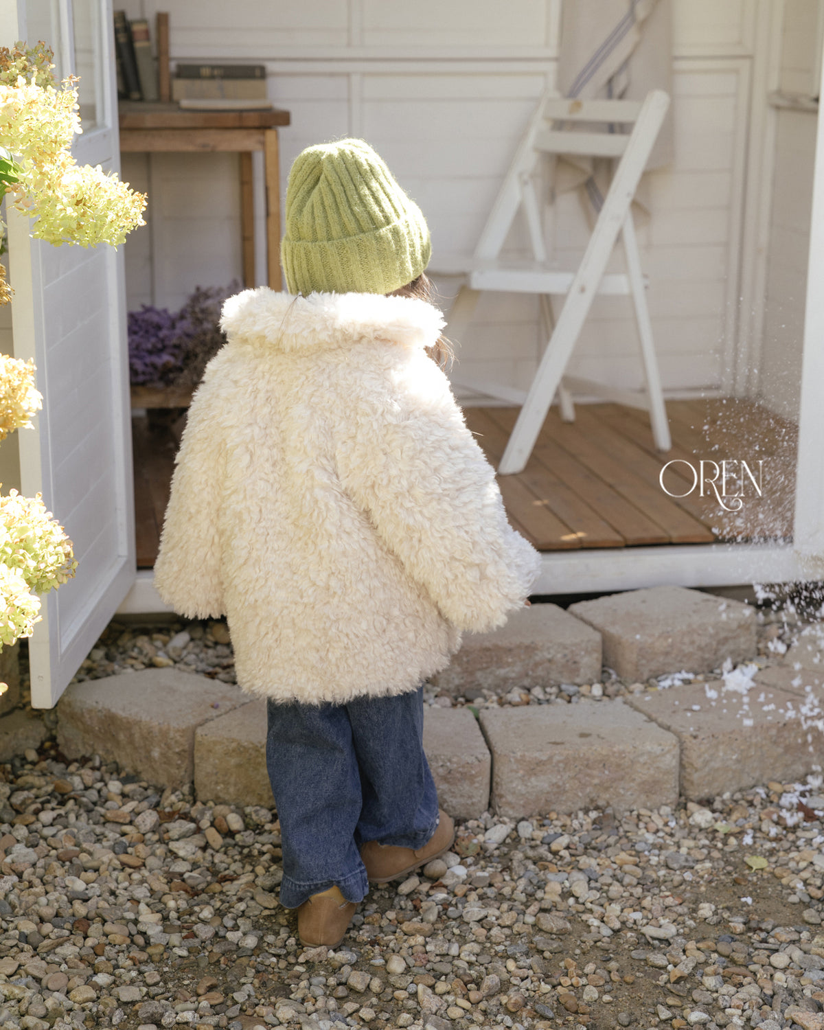 【OREN】verni toggle fur jacket