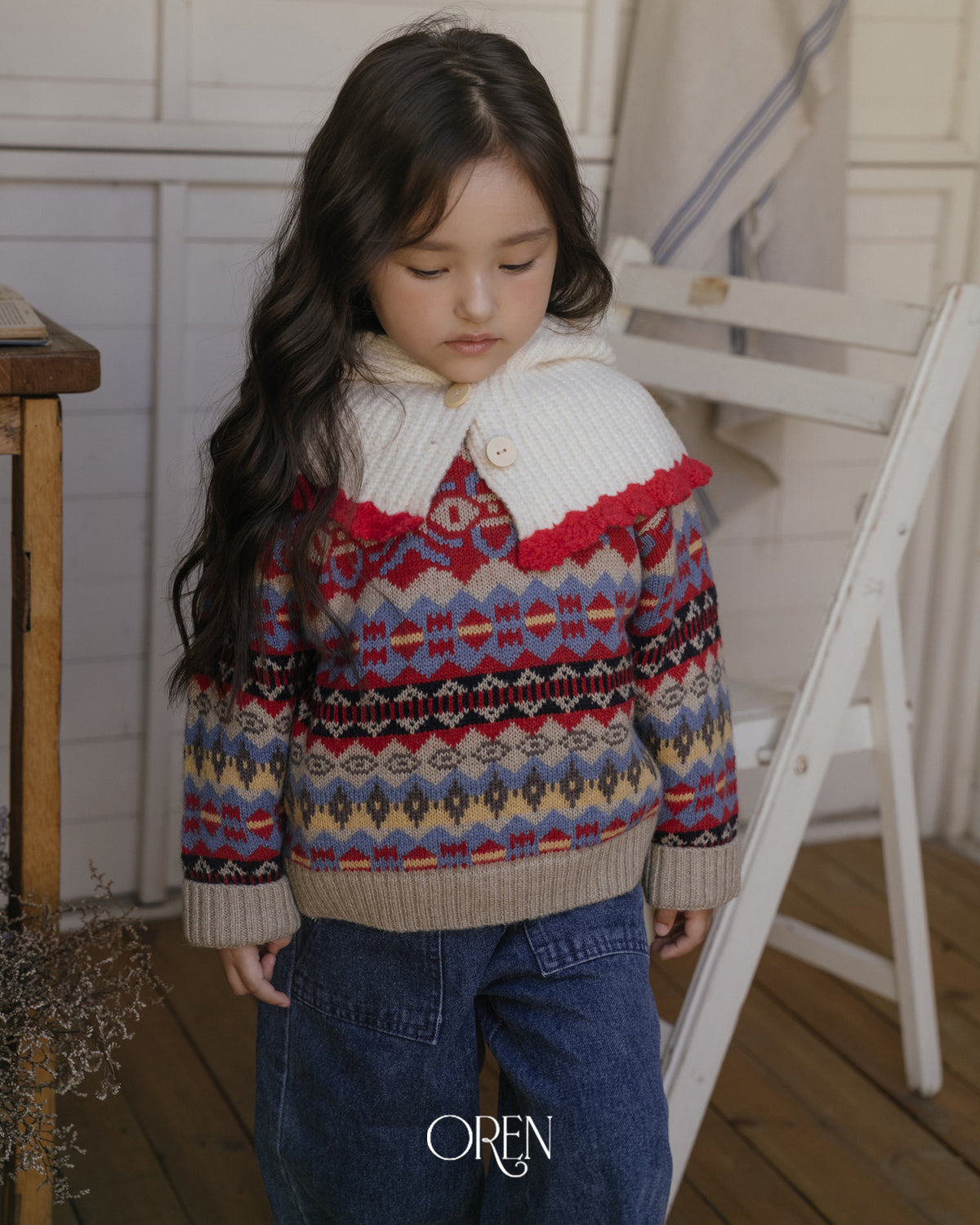 【OREN】Adeline multi wool knit