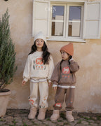 【OREN】romi garden fleece lined SET UP