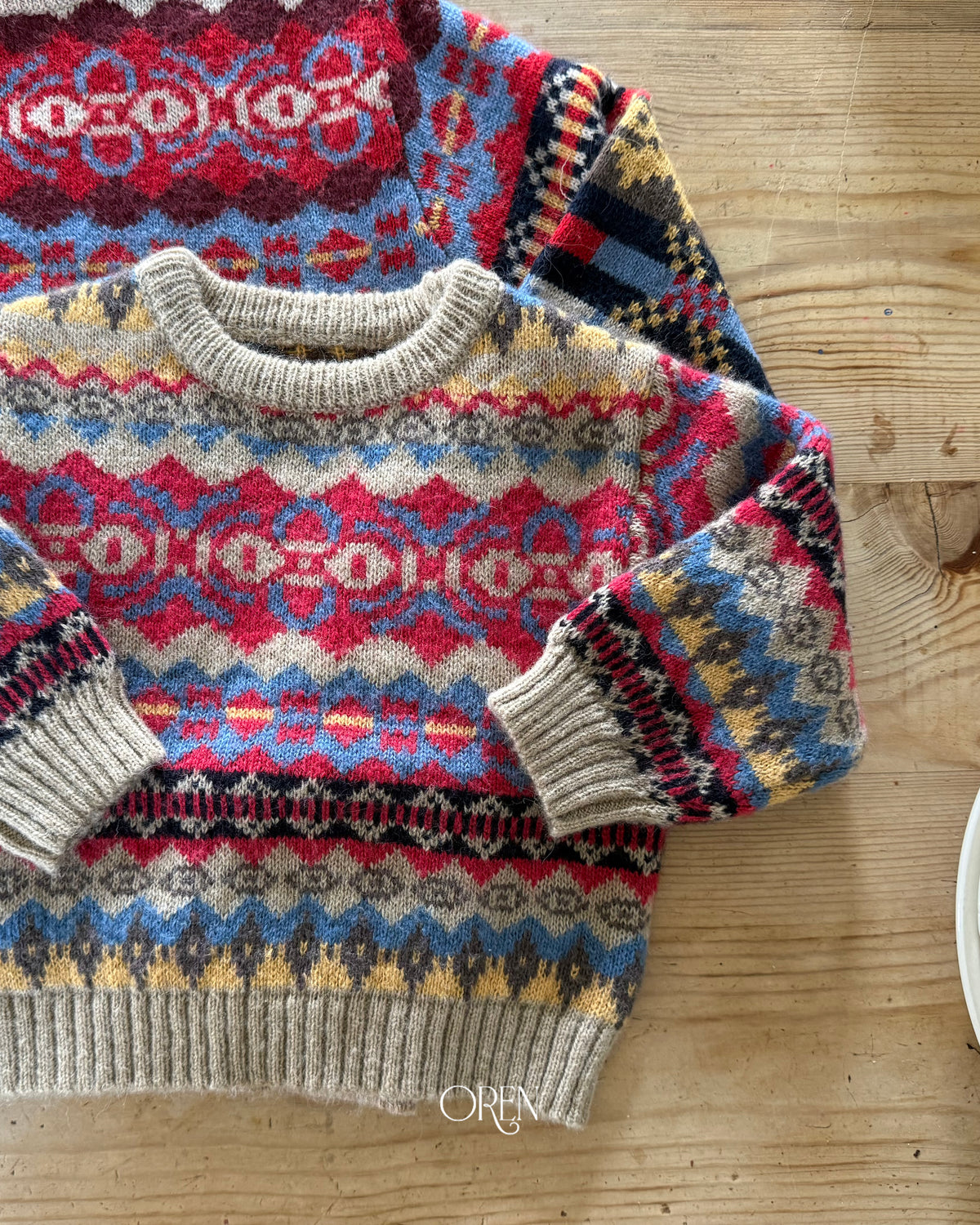 【OREN】Adeline multi wool knit