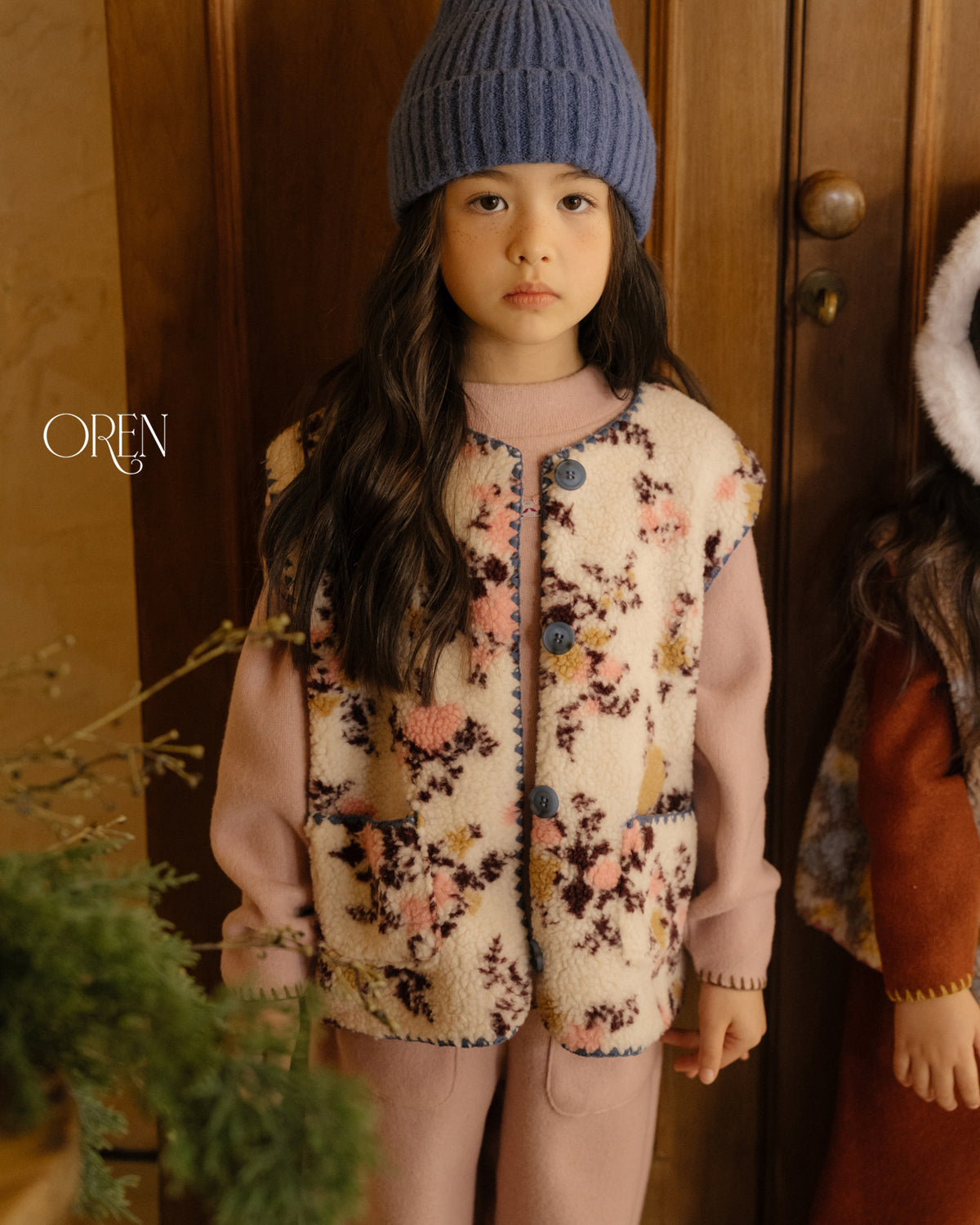 【OREN】florette sherpa vest