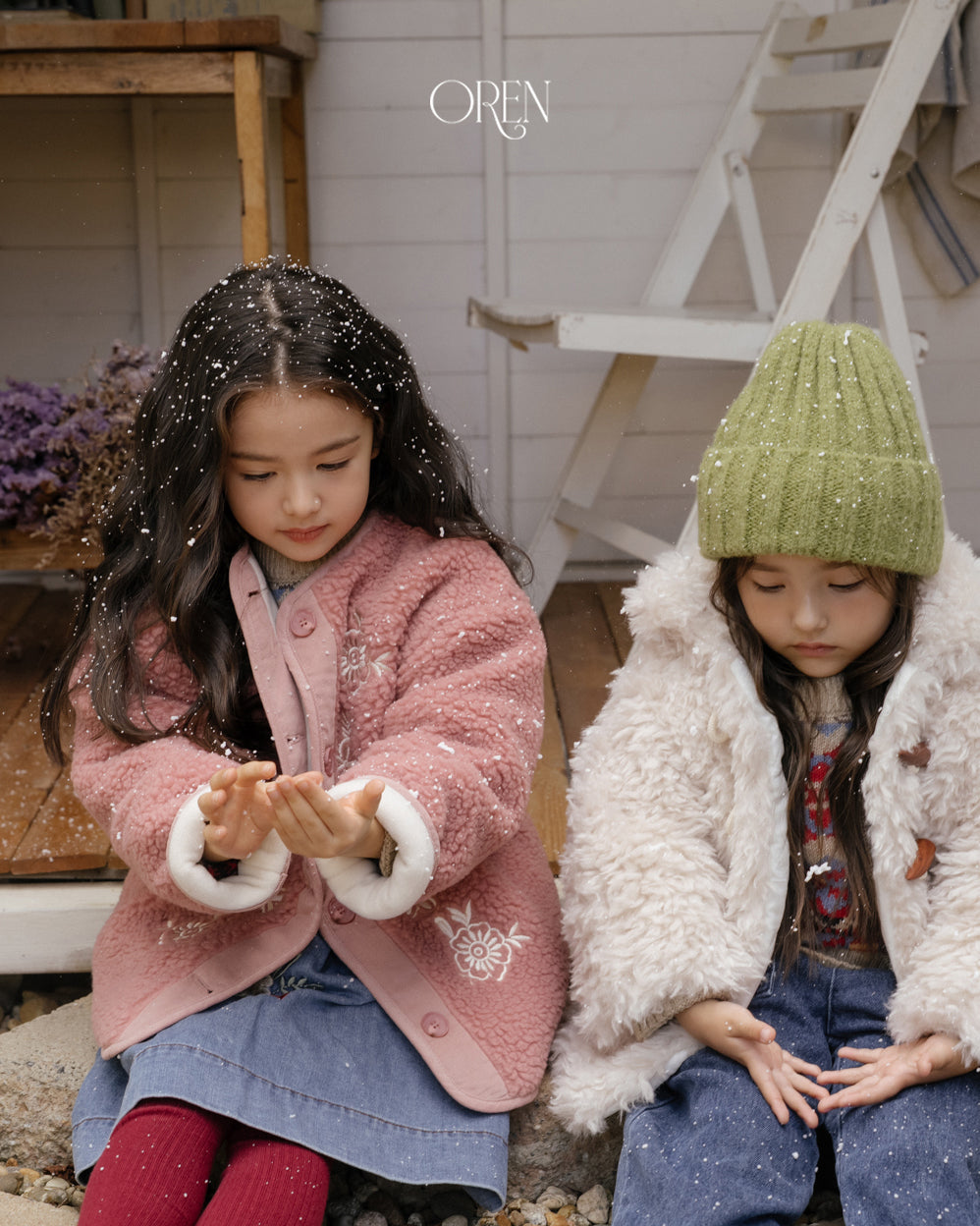【OREN】verni toggle fur jacket