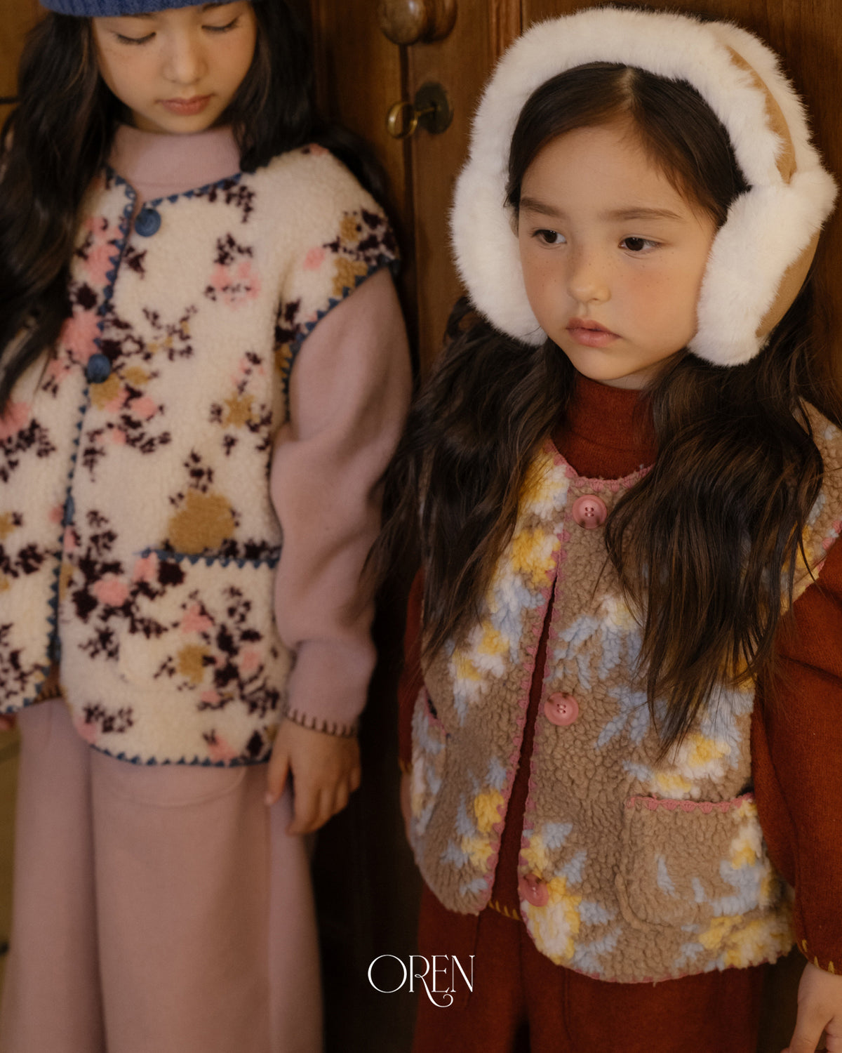 【OREN】florette sherpa vest