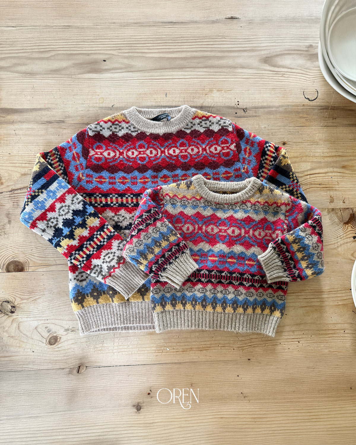 【OREN】Adeline multi wool knit