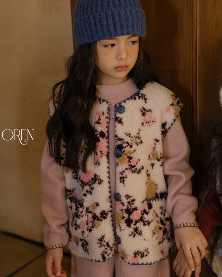 【OREN】florette sherpa vest