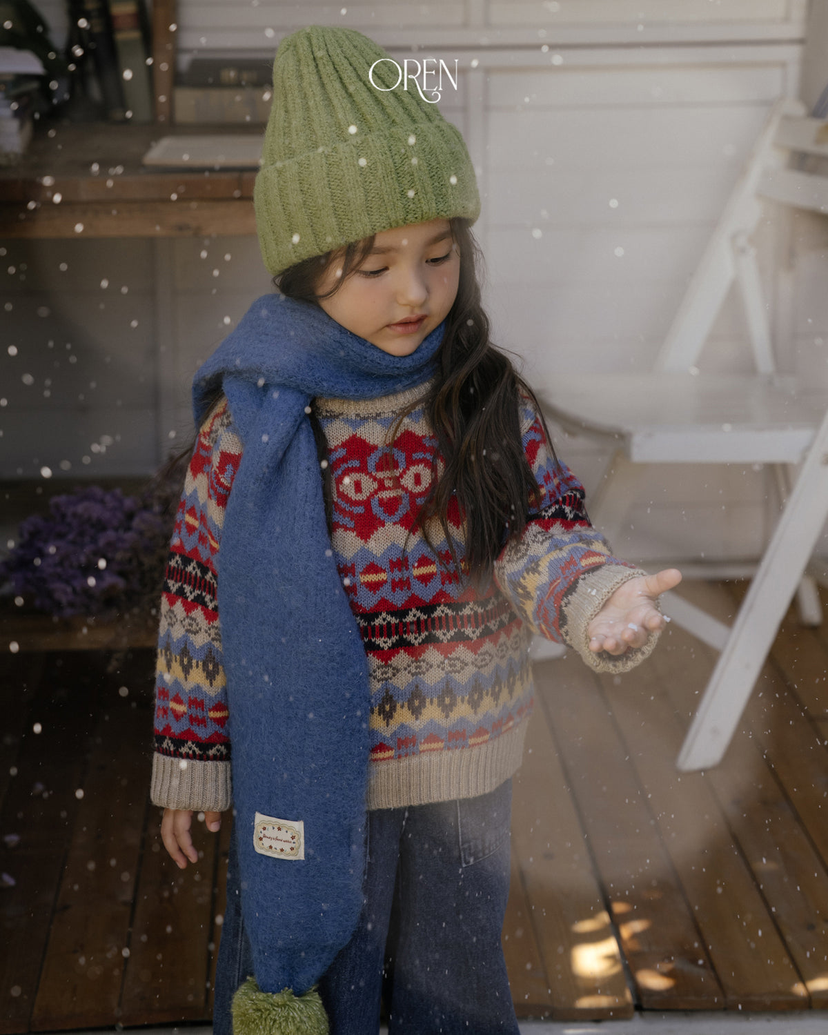 【OREN】Adeline multi wool knit