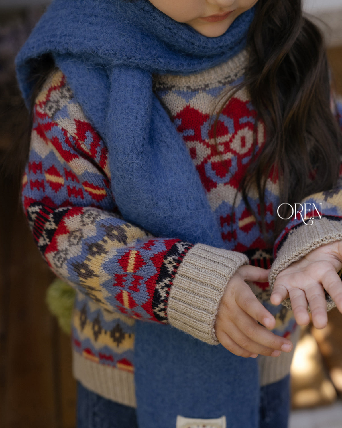 【OREN】Adeline multi wool knit