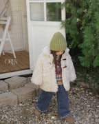 【OREN】verni toggle fur jacket
