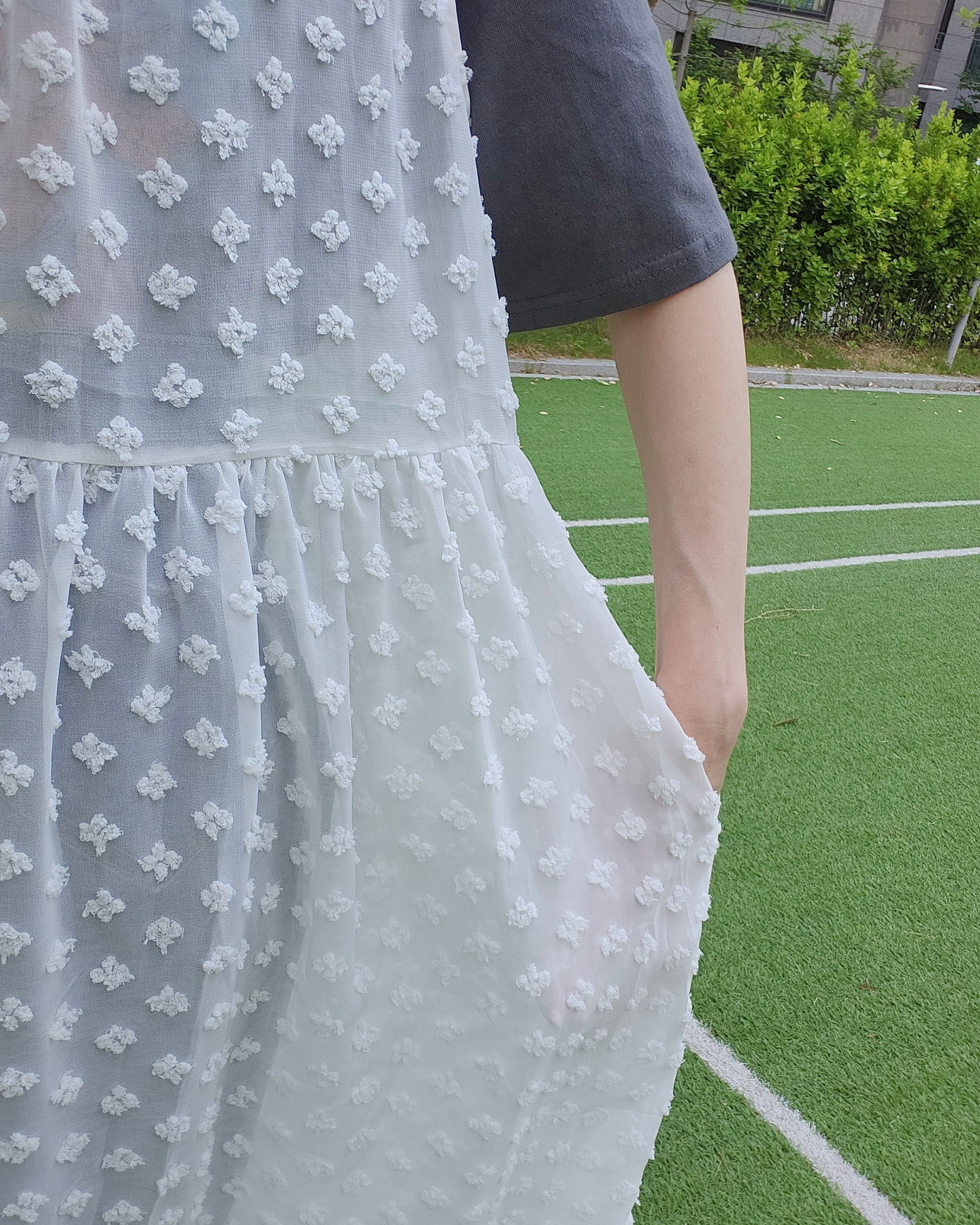 flower layered dress