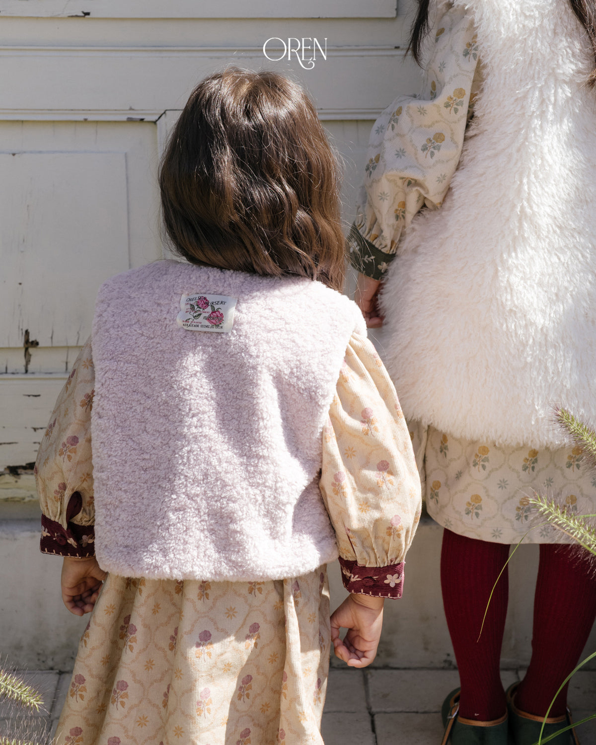 【OREN】lavender bear padded vest (2oz)