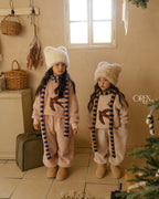 【OREN】ambre striped muffler
