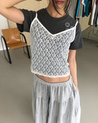 lace sheer camisole