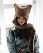 【OREN】cat muffler beanie