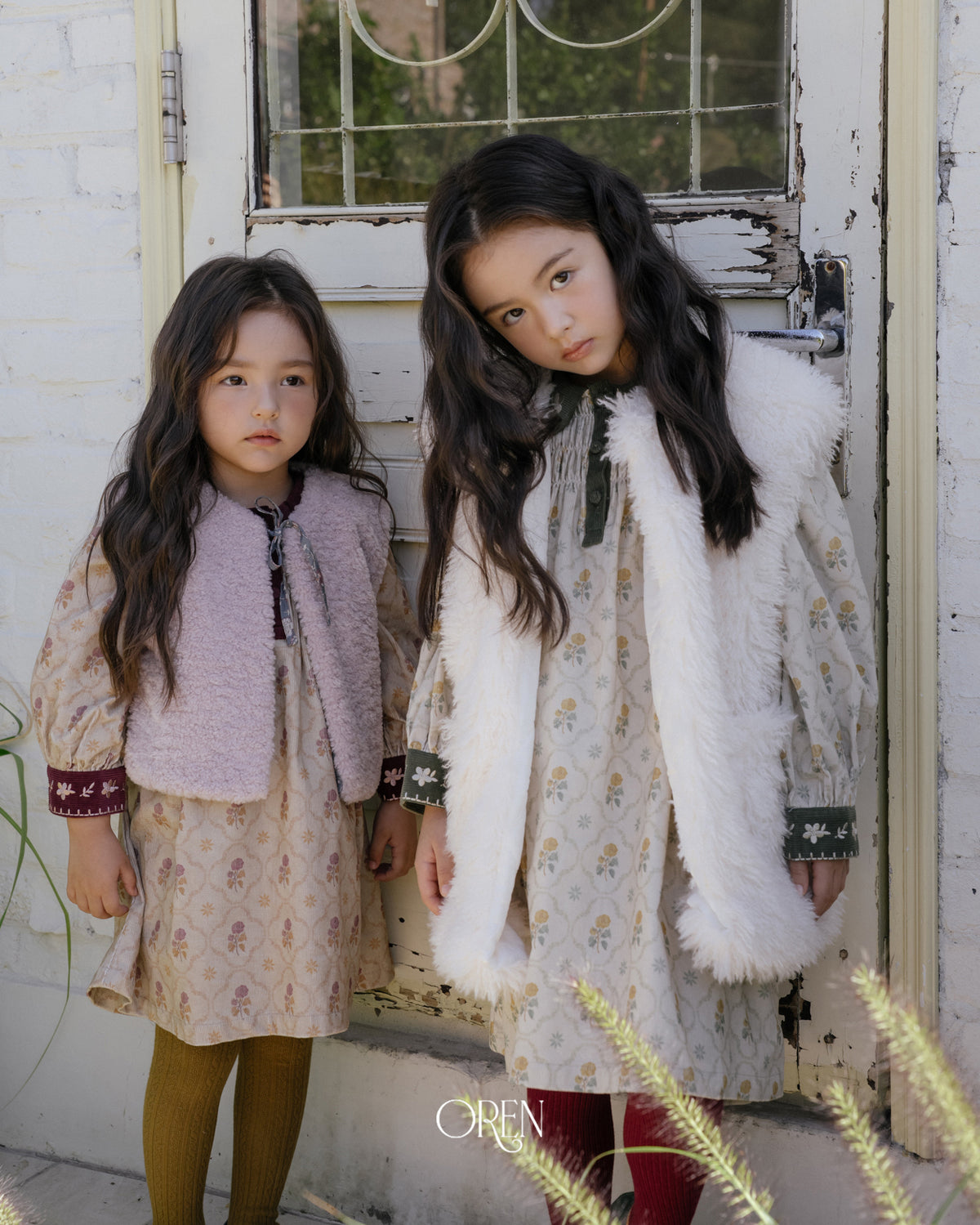 【OREN】lavender bear padded vest (2oz)