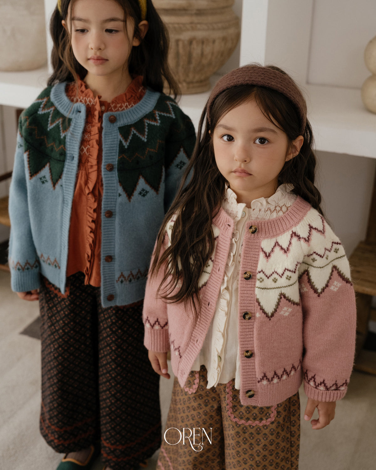 【OREN】oslo reversible knit cardigan