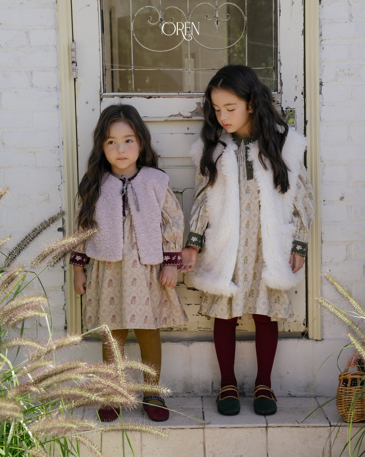 【OREN】lavender bear padded vest (2oz)
