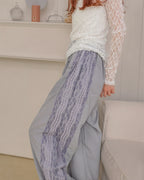 lace line nylon pants