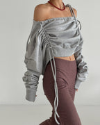 ribbon shirring top