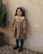 【OREN】forest color band tights