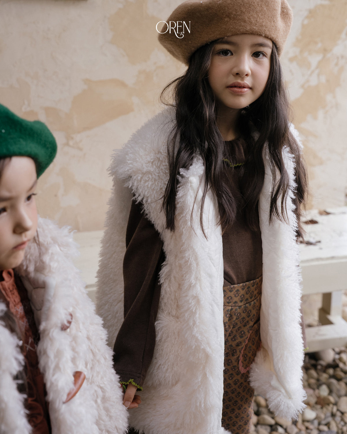 【OREN】shirley sherpa fur vest