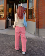 heart pocket corduroy pants