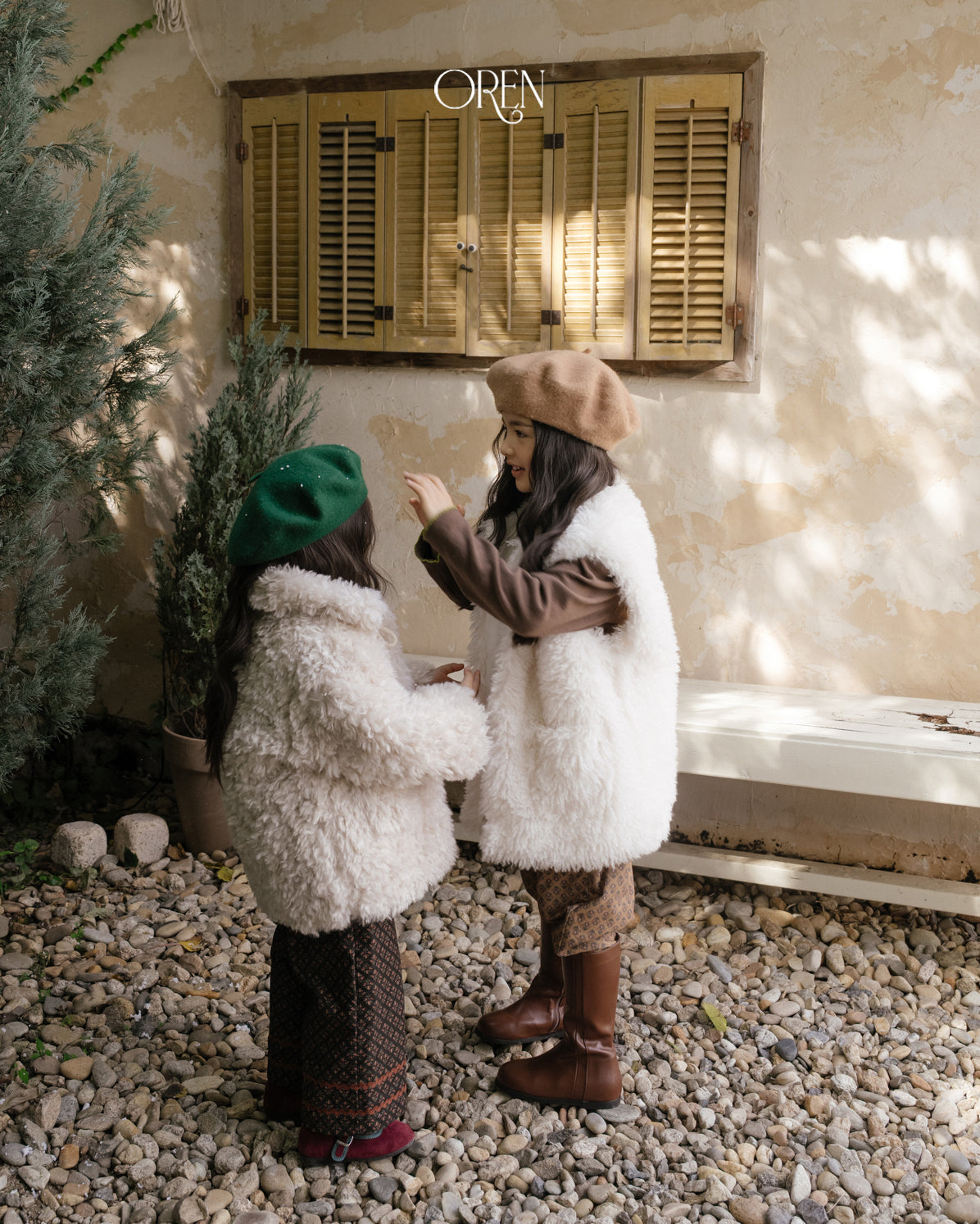 【OREN】shirley sherpa fur vest