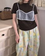 basic color rayon T (1pcs)