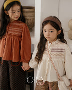 【OREN】merci smock blouse