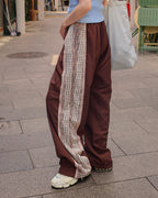 lace line nylon pants