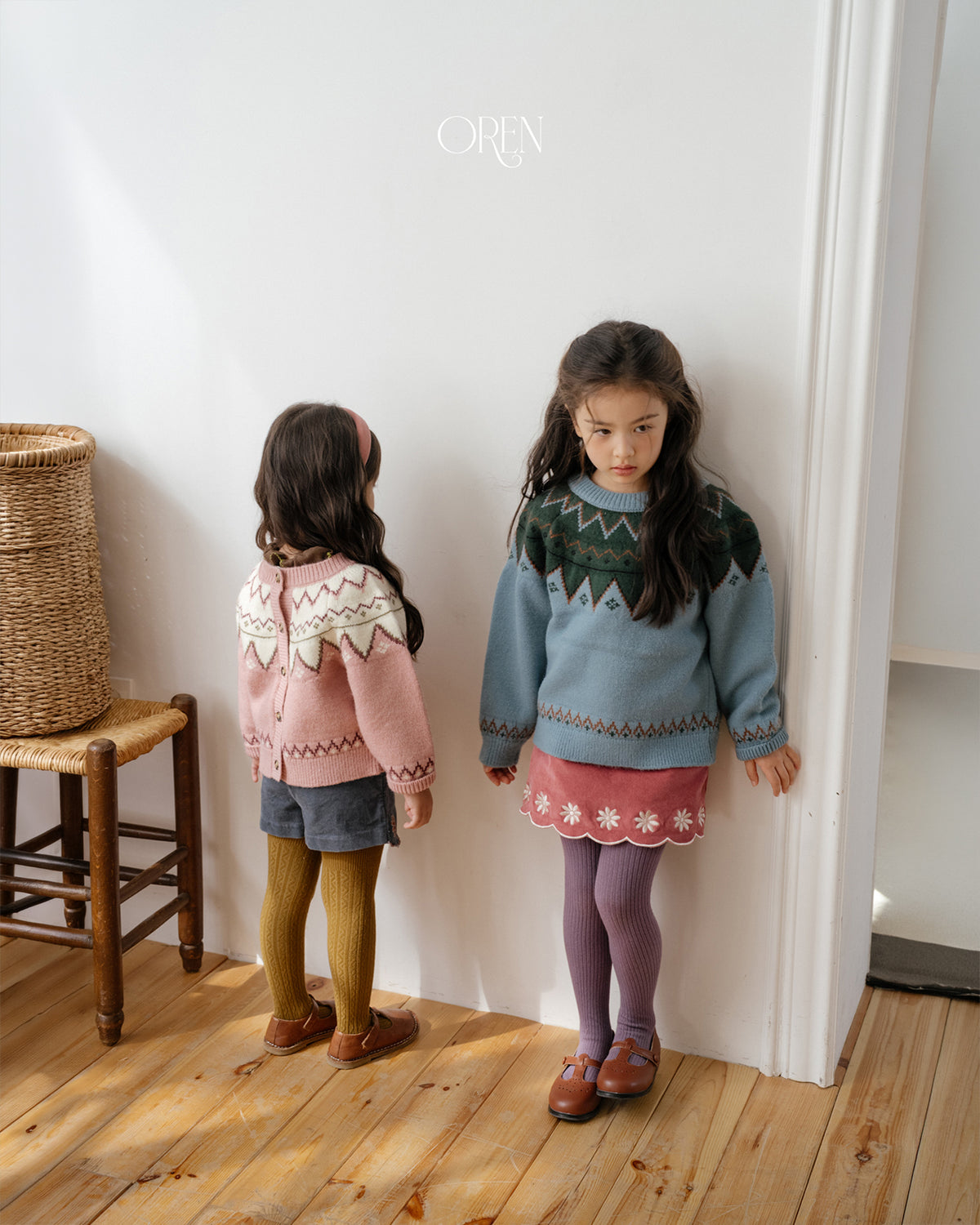 【OREN】oslo reversible knit cardigan