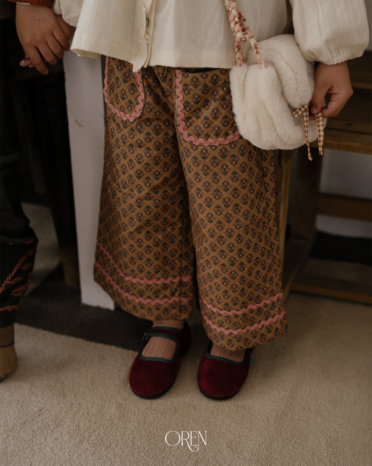 【OREN】mareu jabara padded pants(1oz)