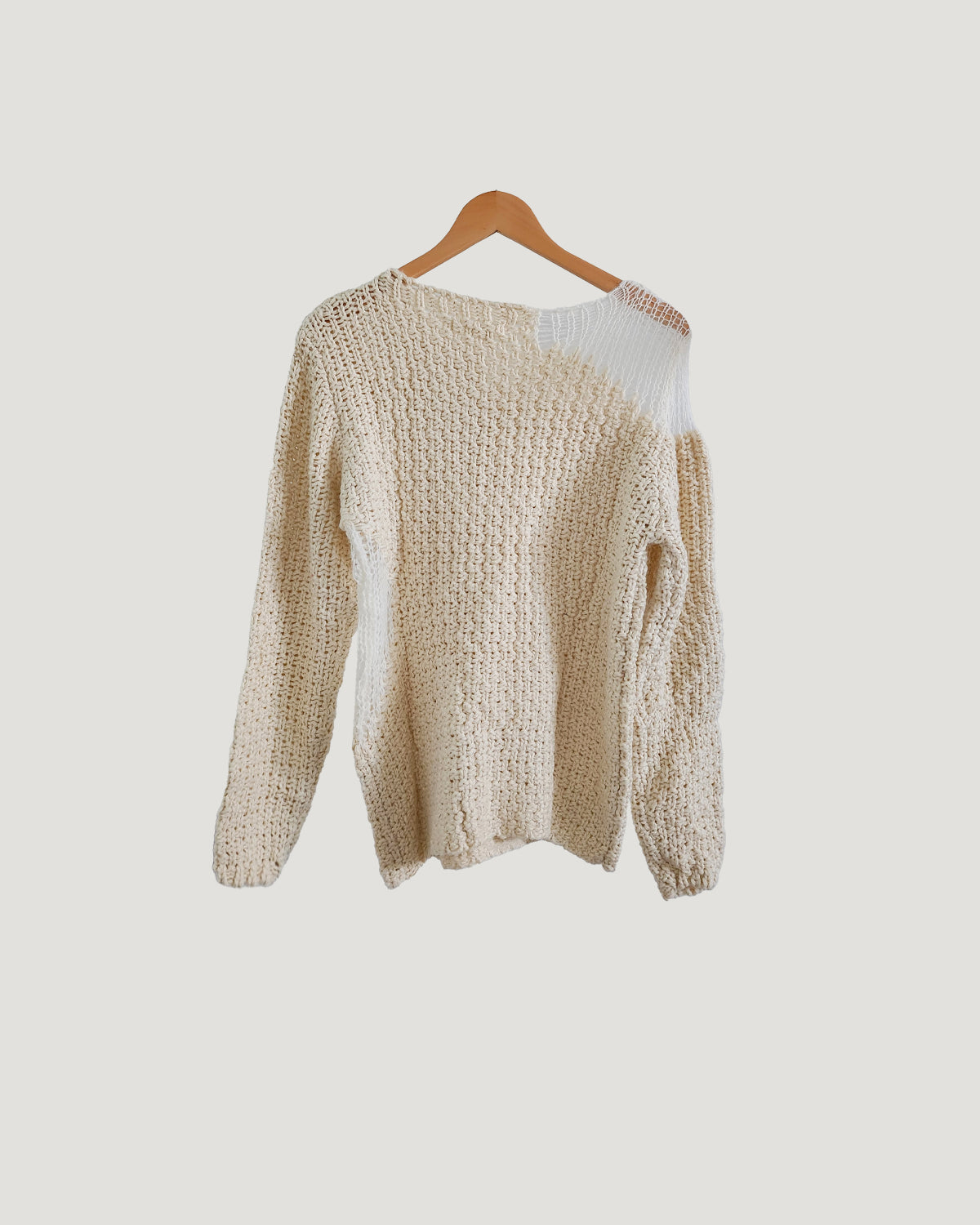 damage chunky knit