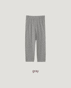 flower button point capri leggings