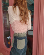 shaggy bustier