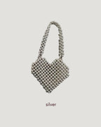 heart beads bag
