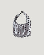 dot metallic tote bag