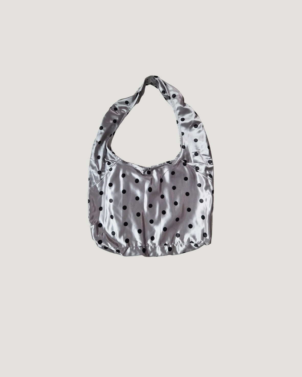 dot metallic tote bag