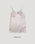 satin rose lingerie camisole dress