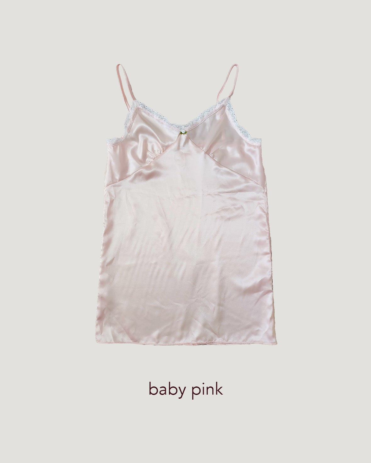 satin rose lingerie camisole dress