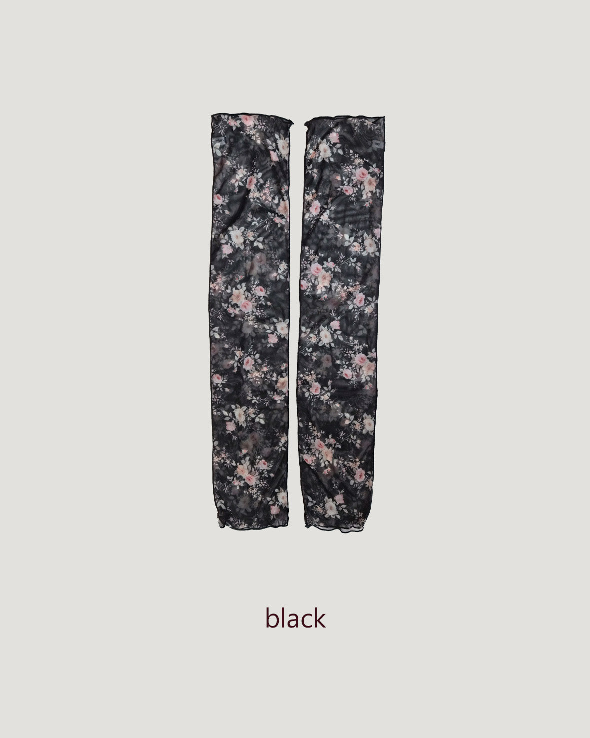 flower sheer leg warmers