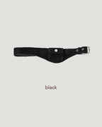 faux suede pocket belt