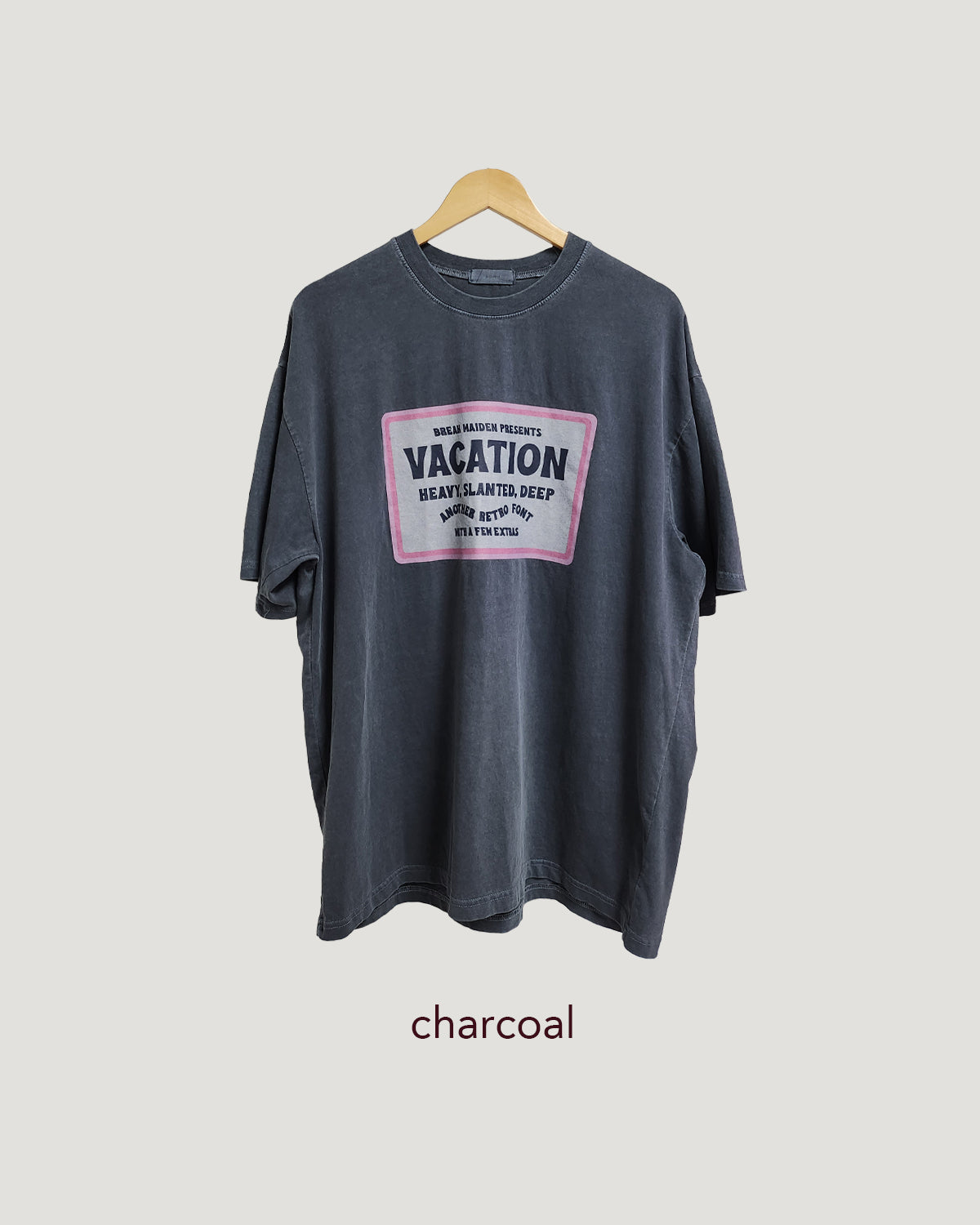 vacation box logo oversize T