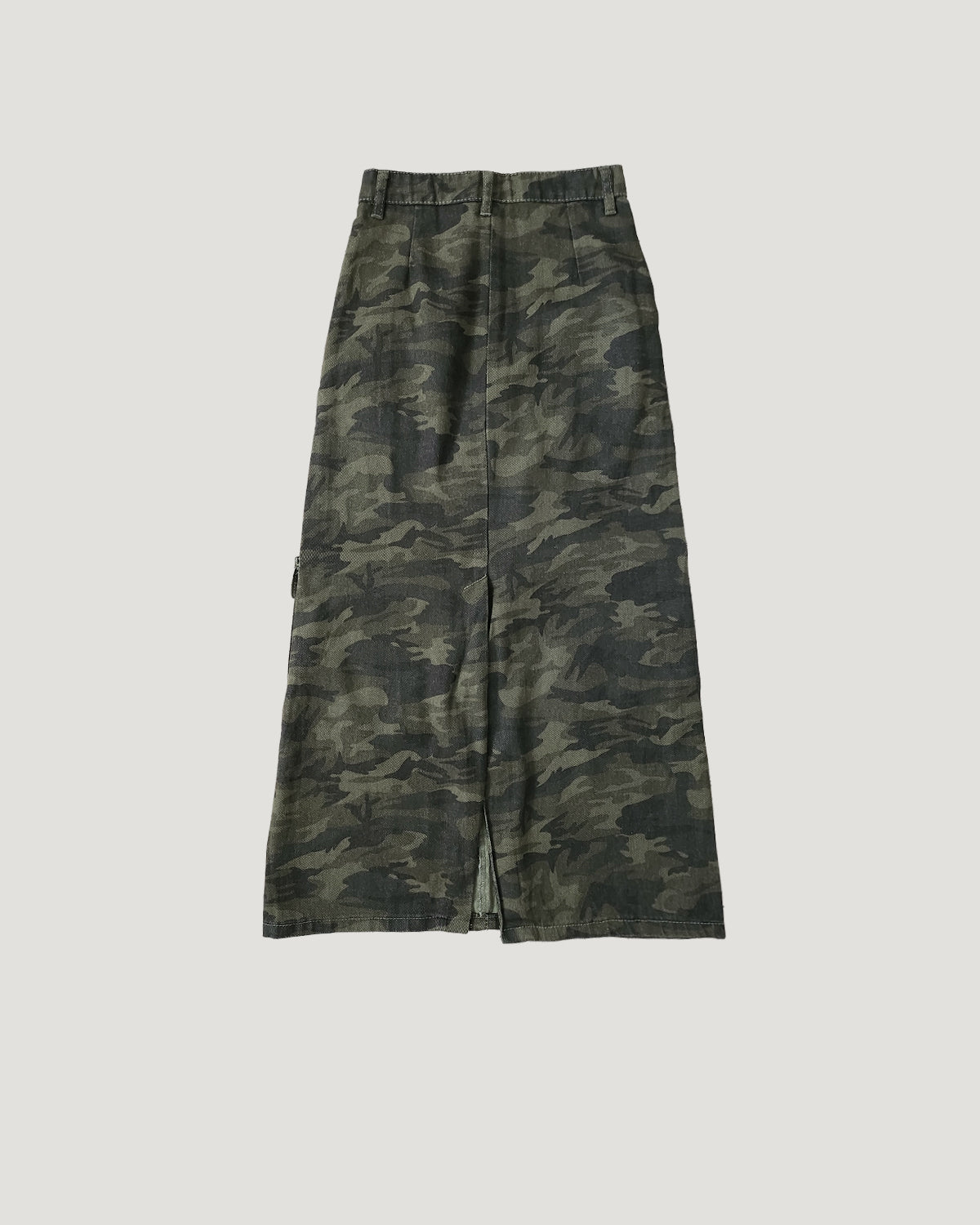 camouflage cargo skirt